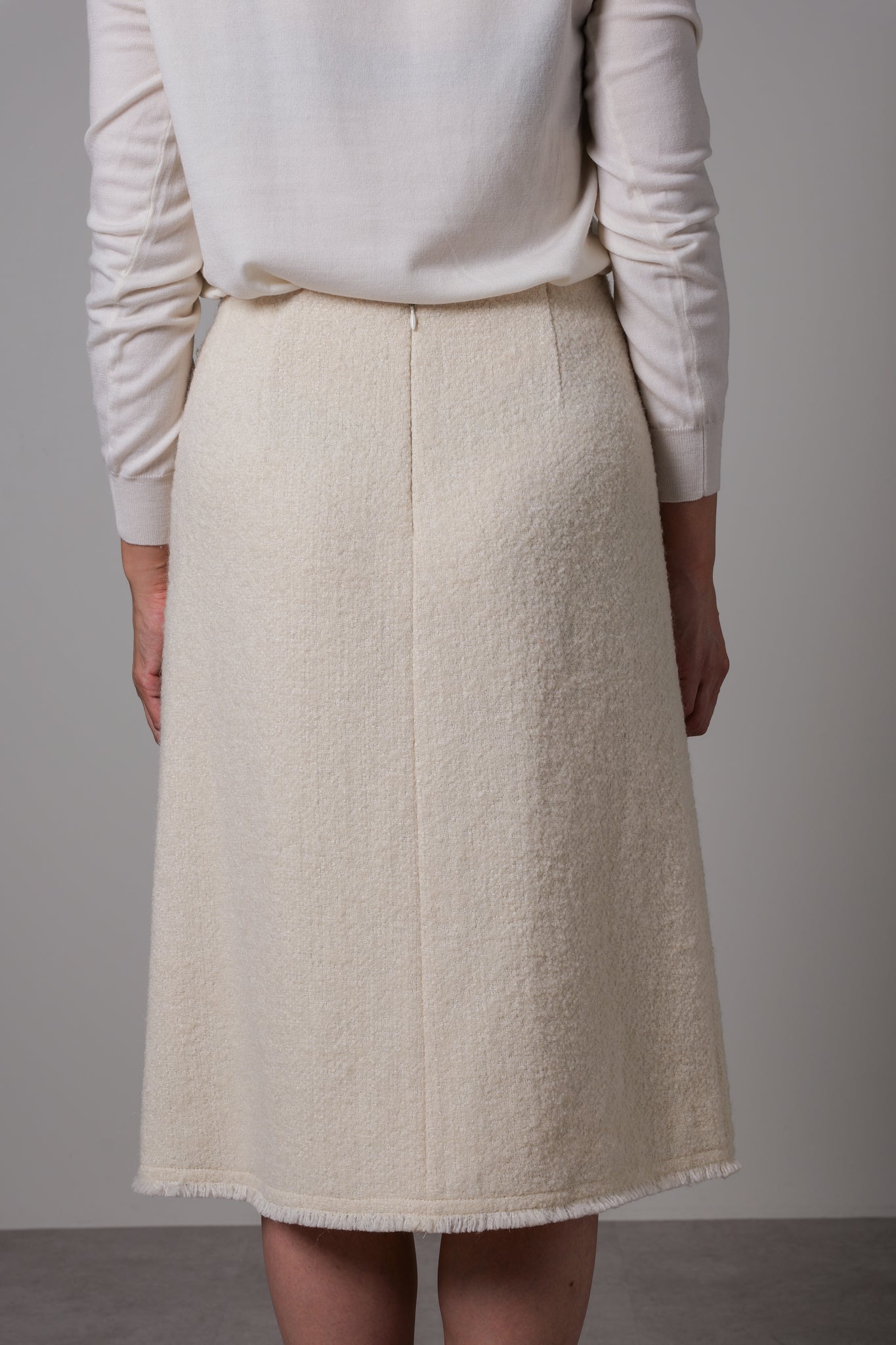 【24AW商品-24152018】リングツイード台形skirt