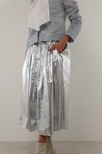 【25SS商品-25113009】シルバーラメツイード