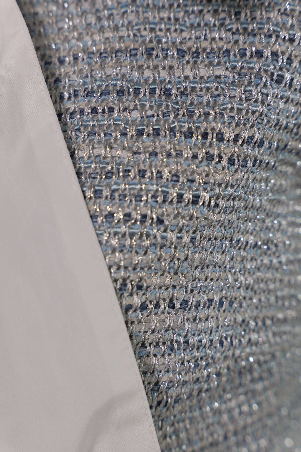 【25SS商品-25113009】シルバーラメツイード