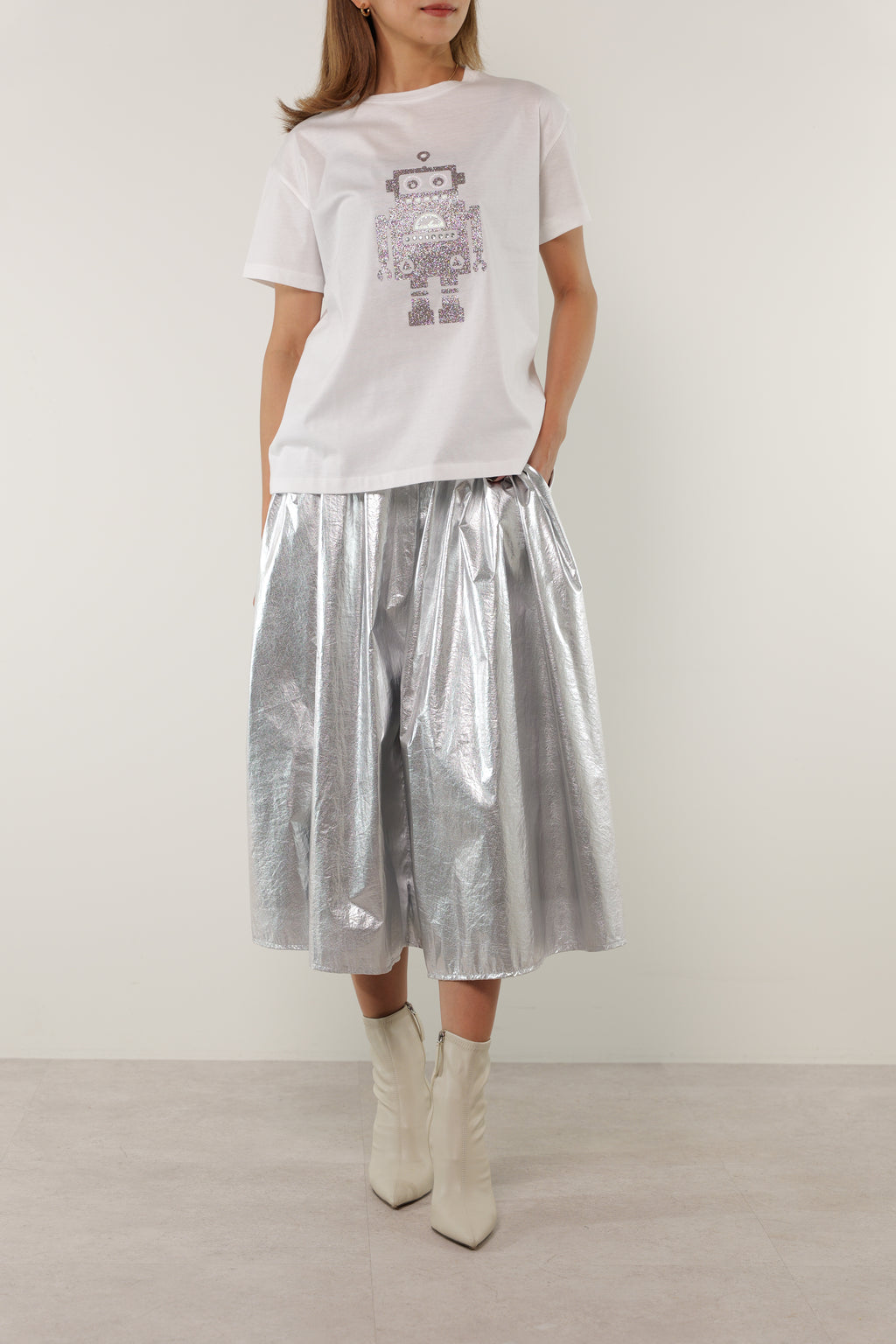 【25SS商品-25818005】ロボットTシャツ