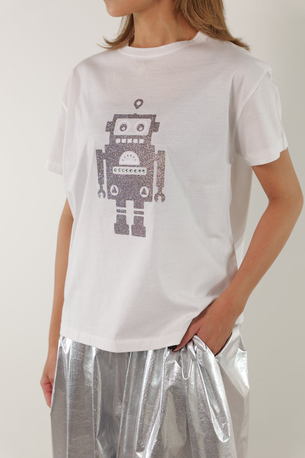 【25SS商品-25818005】ロボットTシャツ