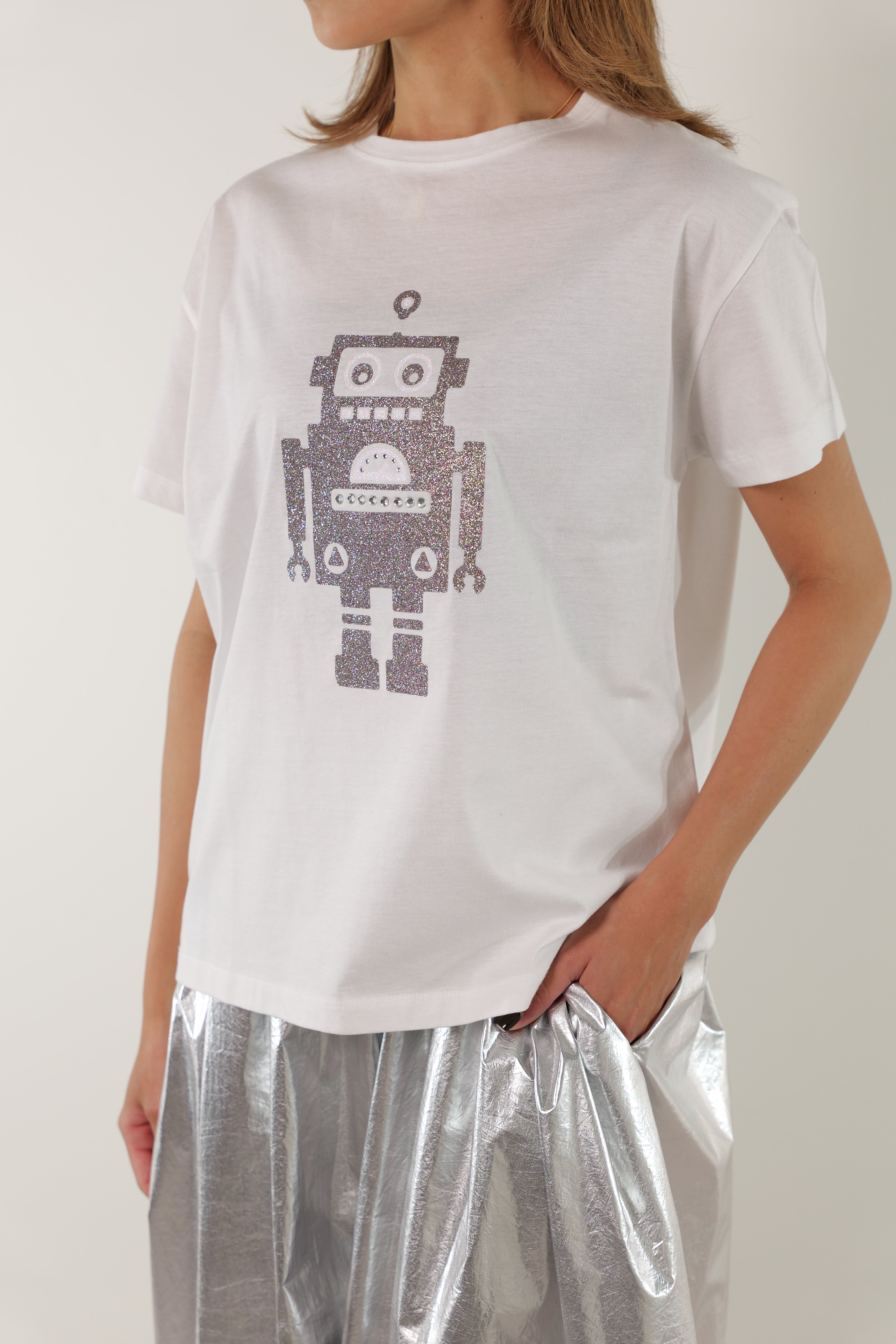 【25SS商品-25818005】ロボットTシャツ