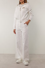 【25SS商品-25318003】タフタフードZIPアップニットブルゾン