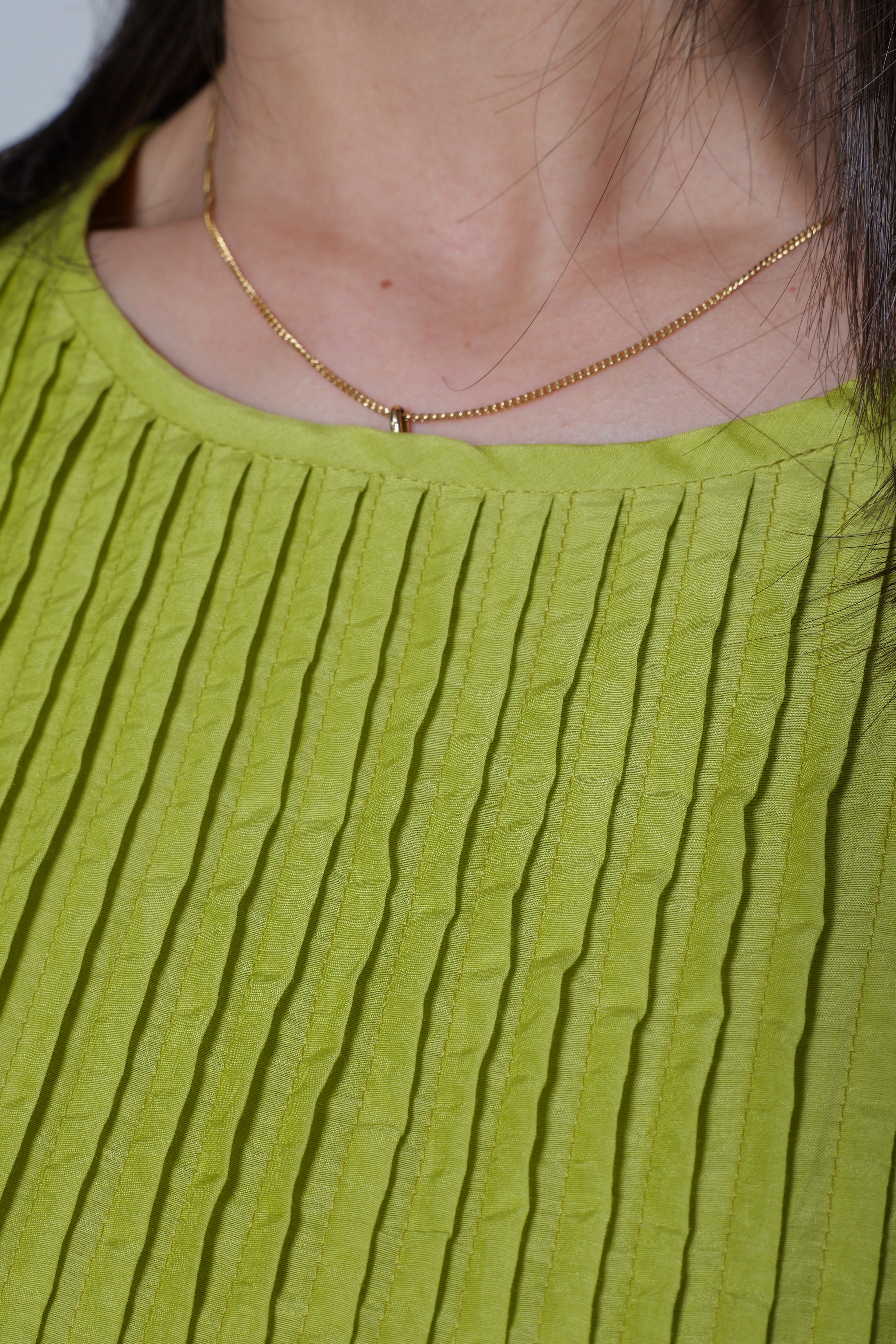 【25SS商品-25120019】コットンシルクピンタックTOP