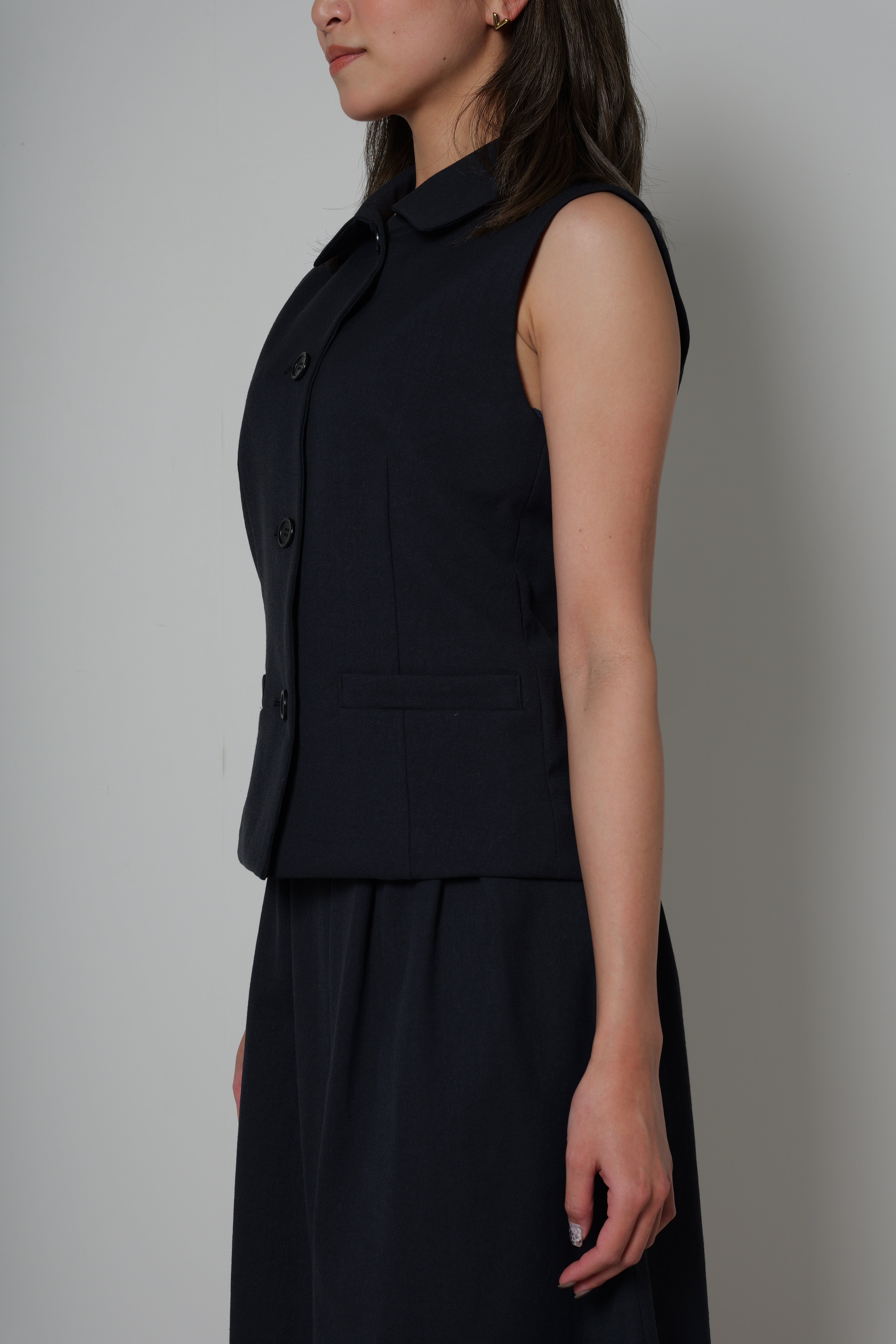 【25SS商品-25123028】ドライオックスウオシャブルジレ