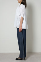 【25SS商品-25120030】オーガニックリネンマオカラーTOP