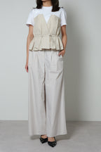 【25SS商品-25828020】タフタコンビネーション Tシャツ