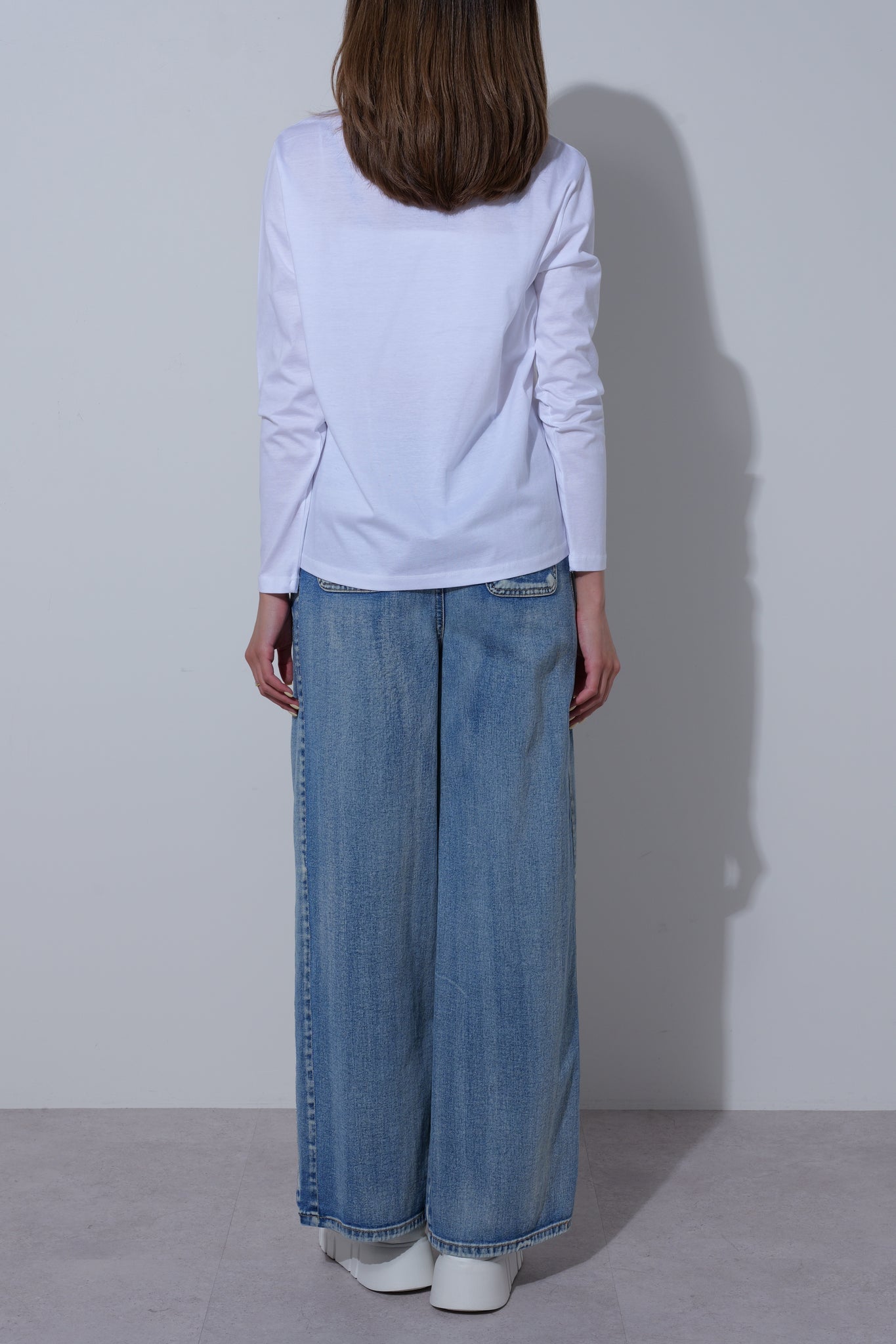 【25AW予約商品-25848000】ツイードドレスガールロングスリーブTシャツ
