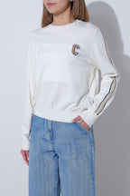 【25AW商品-25348055】ライン入りスリーブプルオーバー