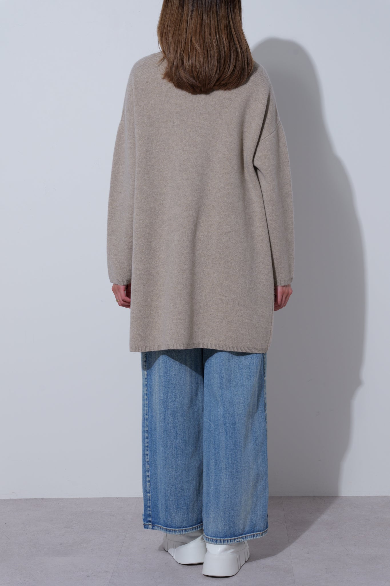 【25AW商品-25348059】ワッペン付きトッパーコーディガン