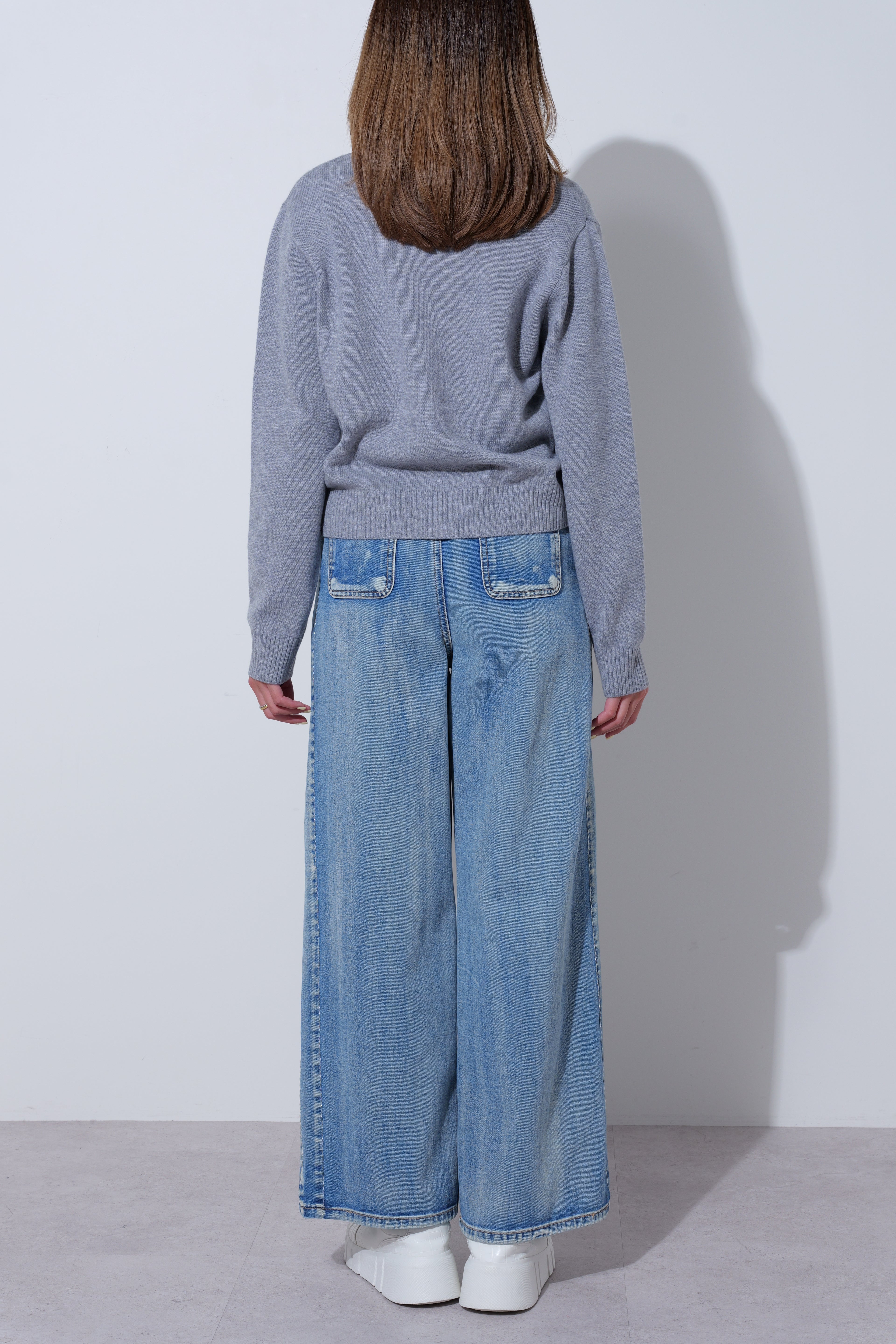 【25AW商品-25348036】スマイルポケットカーディガン