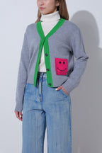 【25AW商品-25348036】スマイルポケットカーディガン