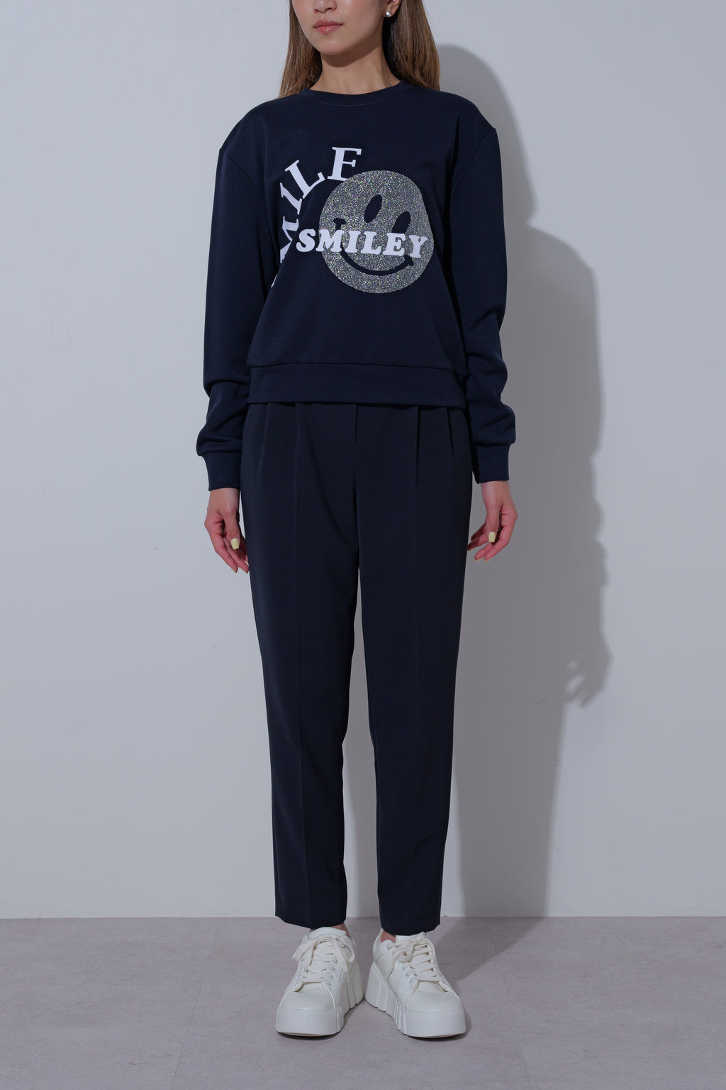 【25144002】ダブルクロステーパードパンツ