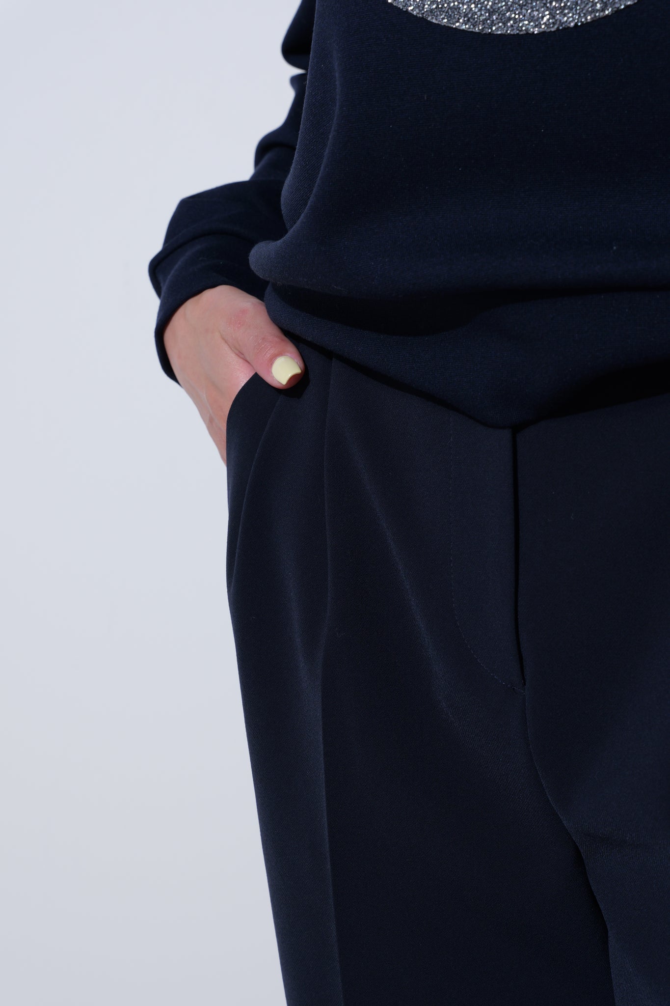 【25AW商品-25144002】ダブルクロステーパードパンツ