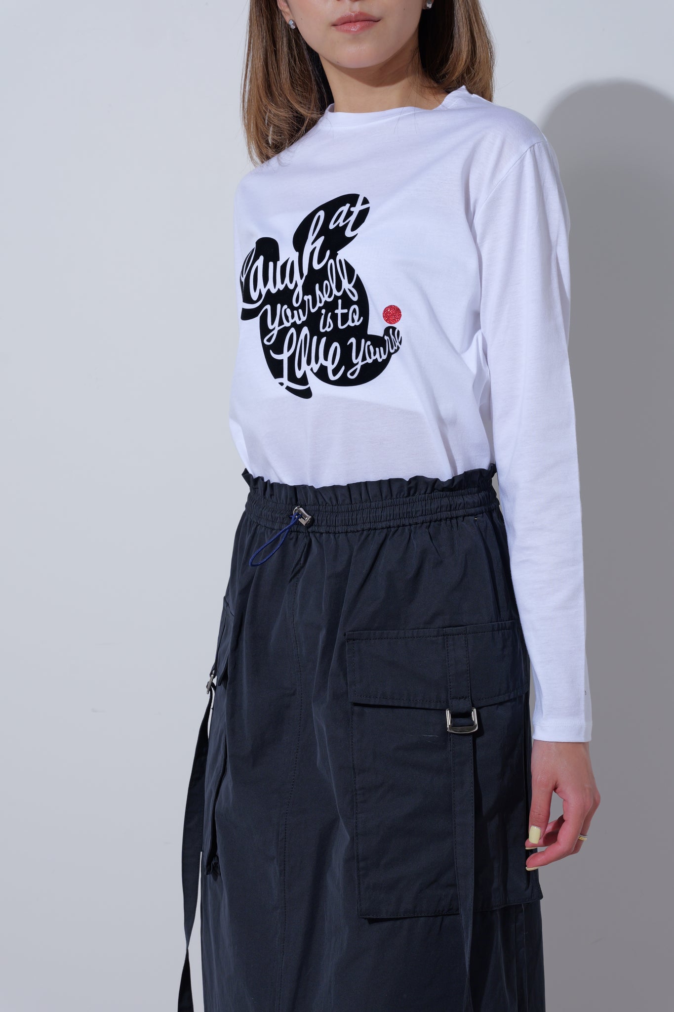 【25AW商品-25848003】フロッキーマウスロングスリーブTシャツ