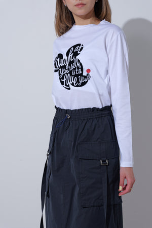 【25AW商品-25848003】フロッキーマウスロングスリーブTシャツ