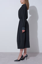 【25AW商品-25840000】ヴィスコースギャザーカットソー