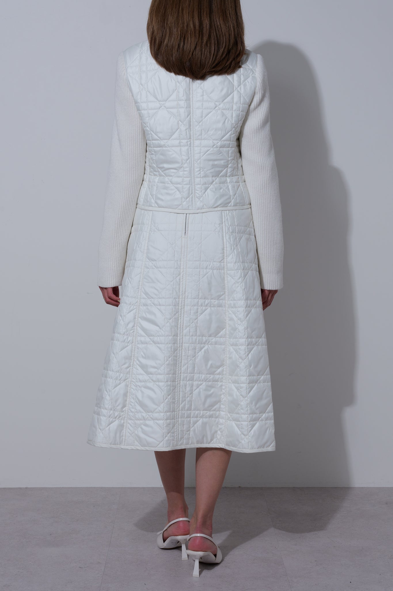 【25AW商品-25143013】シルキータフタキルティングジャケット