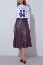 【25AW商品-25848001】エレガントシューズロングスリーブTシャツ