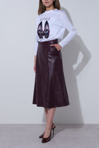 【25AW商品-25848001】エレガントシューズロングスリーブTシャツ