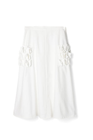 【23SS SALE商品】ポケット折り紙ミディアムスカート