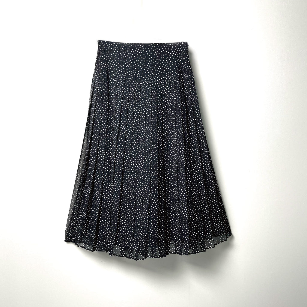 【22AW SALE 商品】Polka Dot Pleated  Skirt