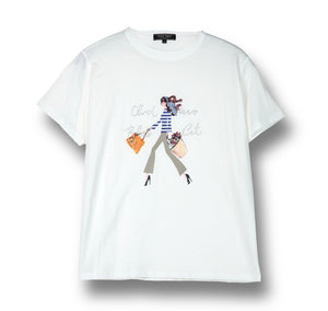 【23SS  商品】ウォーキングガールT シャツ