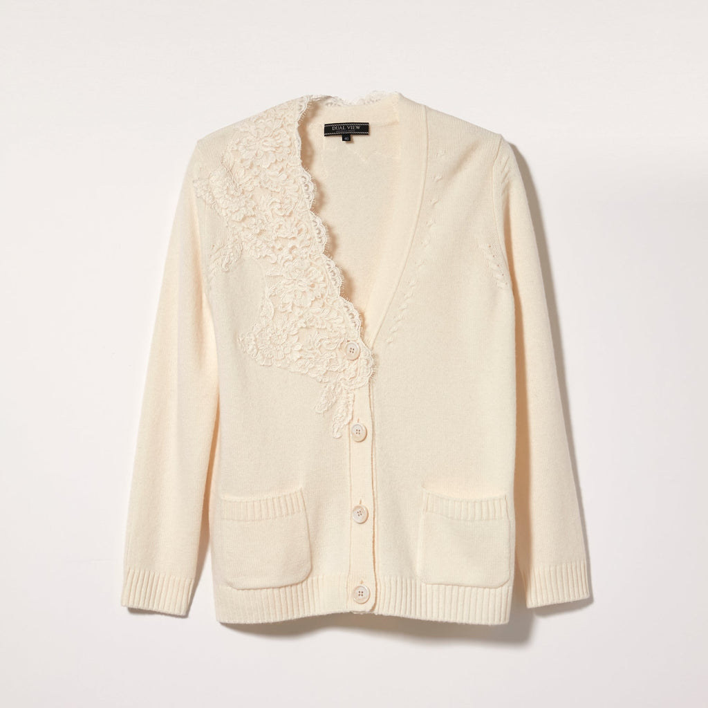 【22AW SALE 商品】River Lace Knit Cardigan