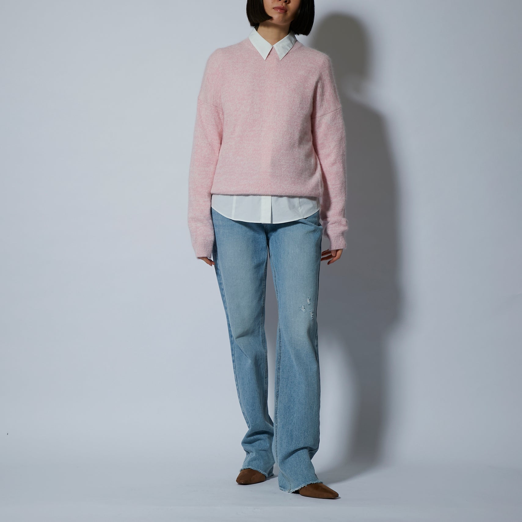 【22AW SALE 商品】Melange Pullover Knit