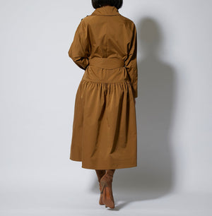 【22AW SALE 商品】Taffeta Shoulder Conscious Dress