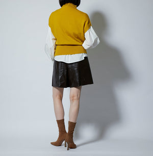 【22AW SALE 商品】Lamb Leather Short Pants